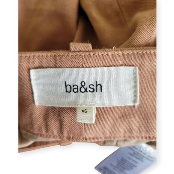 ba&sh 100% cotton blush tan trousers size XS - Picture 4 of 13